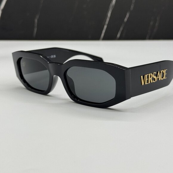 NEW VERSACE VE4489U GB1/87 BLACK WOMEN VERSACE SUNGLASSES MOD 4489-U - Picture 2 of 8